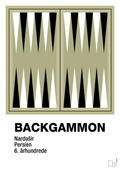plakat: backgammon spilleplade - back to nature-Brætspil-A1two3