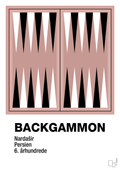 plakat: backgammon spilleplade - bubble shell-Brætspil-A1two3