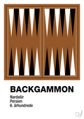plakat: backgammon spilleplade - cognac-Brætspil-A1two3