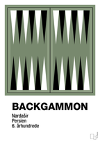 plakat: backgammon spilleplade - jade-Brætspil-A1two3