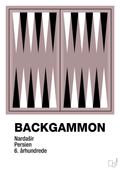 plakat: backgammon spilleplade - light rose-Brætspil-A1two3