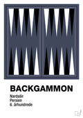 Backgammon spilleplade - petrol-Brætspil-A1two3
