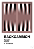 plakat: backgammon spilleplade - plum-Brætspil-A1two3