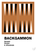 plakat: backgammon spilleplade - rumba orange-Brætspil-A1two3