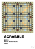 plakat: scrabble spilleplade - back to nature-Brætspil-A1two3