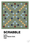 plakat: scrabble spilleplade - jade-Brætspil-A1two3