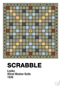 plakat: scrabble spilleplade - misty forrest-Brætspil-A1two3