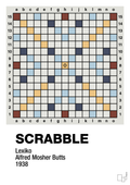 plakat: scrabble spilleplade - painters white-Brætspil-A1two3