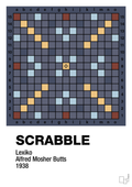 Scrabble spilleplade - petrol-Brætspil-A1two3