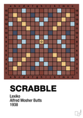 plakat: scrabble spilleplade - red pepper-Brætspil-A1two3
