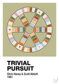 plakat: trivial pursuit spilleplade - back to nature-Brætspil-A1two3