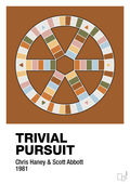 plakat: trivial pursuit spilleplade - cognac-Brætspil-A1two3