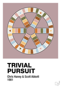 plakat: trivial pursuit spilleplade - light rose-Brætspil-A1two3