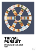 Trivial pursuit spilleplade - petrol-Brætspil-A1two3