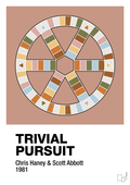 plakat: trivial pursuit spilleplade - powder-Brætspil-A1two3