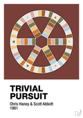plakat: trivial pursuit spilleplade - red pepper-Brætspil-A1two3