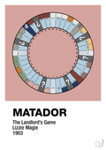 plakat: matador spilleplade - bubble shell-Brætspil-A1two3