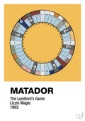 plakat: matador spilleplade - honeycomb-Brætspil-A1two3