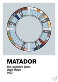 plakat: matador spilleplade - light drizzle-Brætspil-A1two3
