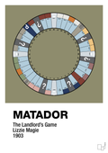 plakat: matador spilleplade - misty forrest-Brætspil-A1two3