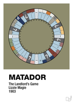 plakat: matador spilleplade - misty forrest-Brætspil-A1two3