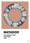 plakat: matador spilleplade - powder-Brætspil-A1two3