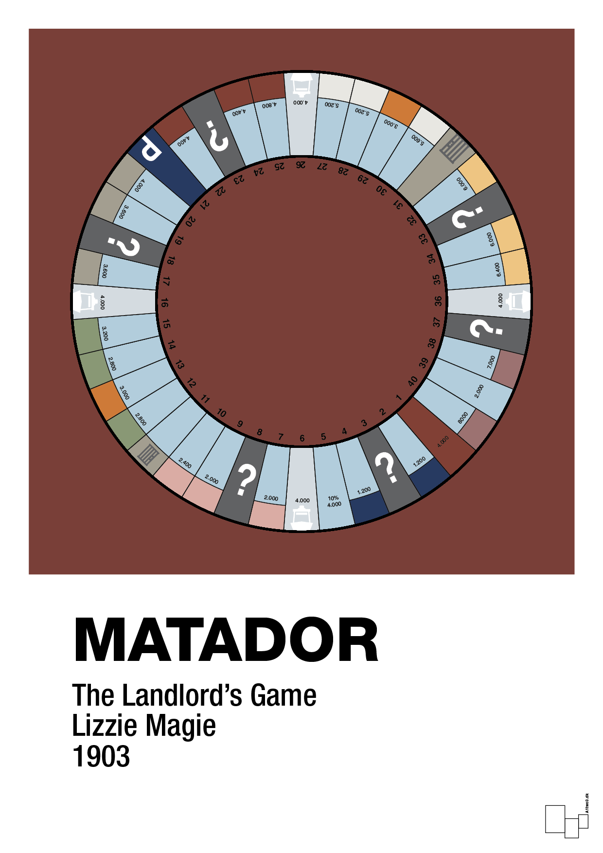 plakat: matador spilleplade - red pepper-Brætspil-A1two3