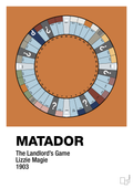 plakat: matador spilleplade - rumba orange-Brætspil-A1two3