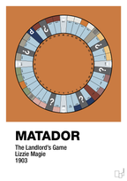 plakat: matador spilleplade - rumba orange-Brætspil-A1two3