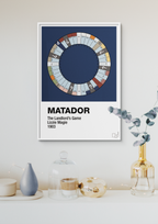 plakat: matador spilleplade - dusty lilac-Brætspil-A1two3
