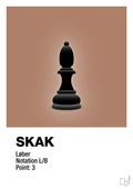 plakat: spillebrikken løber i sort - cider spice-Brætspil-A1two3