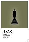 plakat: spillebrikken løber i sort - secret meadow-Brætspil-A1two3