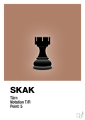 plakat: spillebrikken tårn i sort - cider spice-Brætspil-A1two3