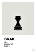 plakat: spillebrikken tårn i sort - painters white-Brætspil-A1two3
