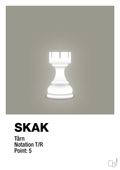 plakat: spillebrikken tårn i hvid - battleship gray-Brætspil-A1two3