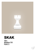 plakat: spillebrikken tårn i hvid - creamy mushroom-Brætspil-A1two3
