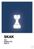 plakat: spillebrikken tårn i hvid - lapis blue-Brætspil-A1two3
