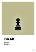 plakat: spillebrikken bonde i sort - back to nature-Brætspil-A1two3