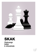 plakat: skakbrikker - dusty lilac-Brætspil-A1two3