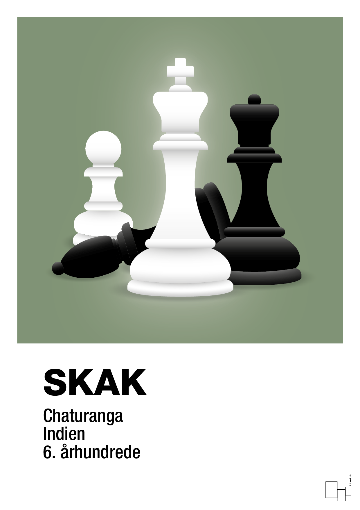 plakat: skakbrikker - jade-Brætspil-A1two3