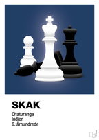 plakat: skakbrikker - lapis blue-Brætspil-A1two3