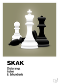 plakat: skakbrikker - misty forrest-Brætspil-A1two3
