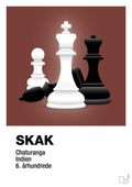 plakat: skakbrikker - red pepper-Brætspil-A1two3