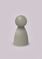 plakat: spillebrik i farven: battleship gray - dusty lilac-Brætspil-A1two3