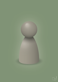 plakat: spillebrik i farven: battleship gray - jade-Brætspil-A1two3