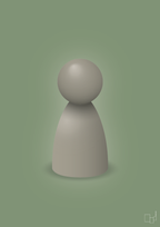 plakat: spillebrik i farven: battleship gray - jade-Brætspil-A1two3