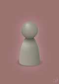 plakat: spillebrik i farven: battleship gray - plum-Brætspil-A1two3