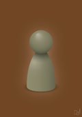 plakat: spillebrik i farven: misty forrest - dark brown-Brætspil-A1two3