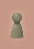 plakat: spillebrik i farven: misty forrest - powder-Brætspil-A1two3