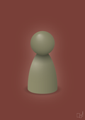 plakat: spillebrik i farven: misty forrest - red pepper-Brætspil-A1two3